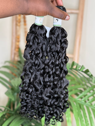 Water Curly Wefted Bundle