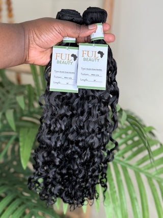 Water Curly Wefted Bundle