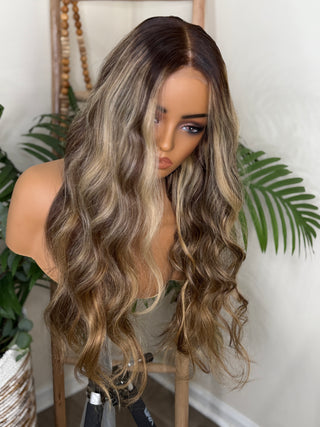 Honey Blonde Balayage Wave Wig