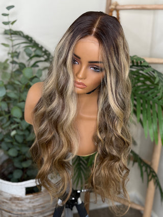 Honey Blonde Balayage Wave Wig