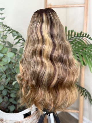 Honey Blonde Balayage Wave Wig