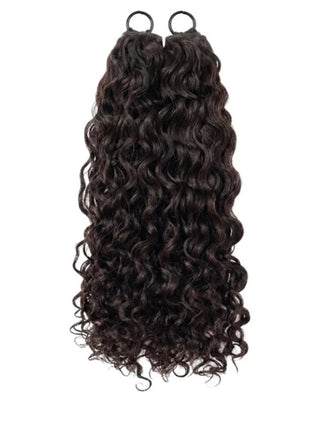 Water Curl Crochet Hair bundles, studio shot