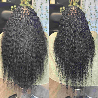 Wet & Wavy braided install, back view