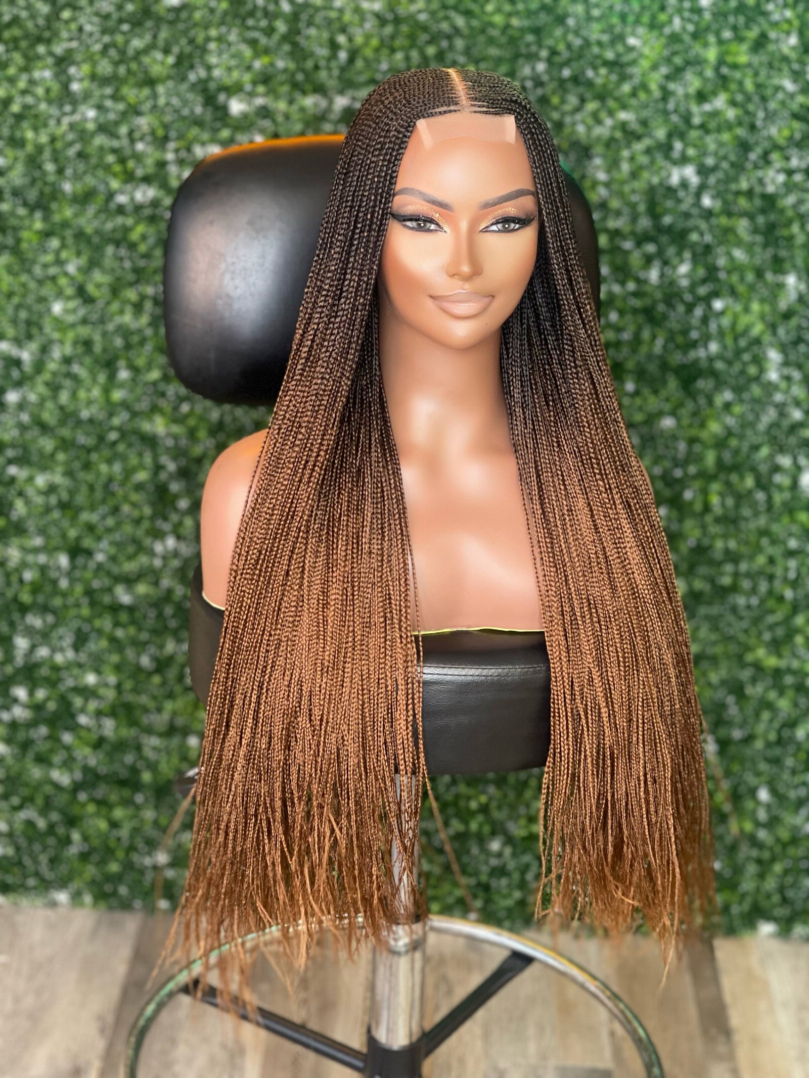 Cocoa Tribal Middle Part Wig - Fula Beauty