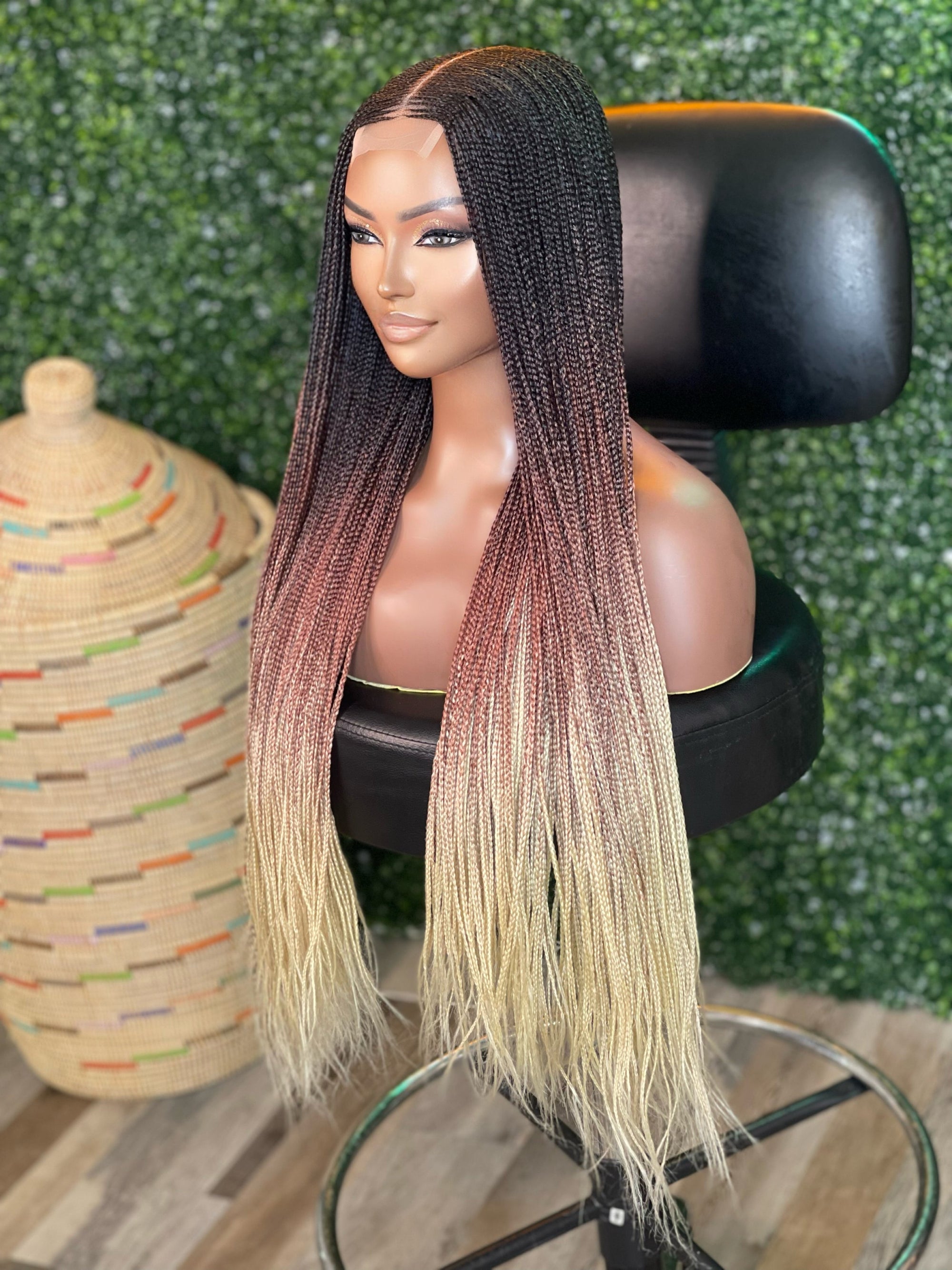 Sahara Tribal Middle Part Wig - Fula Beauty